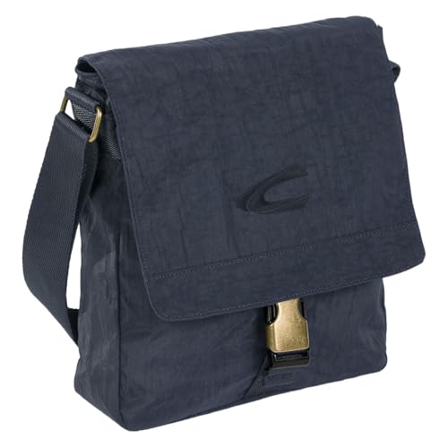 camel active Journey Herren Umhängetasche Messenger Bag Mittelgroß Blau von camel active