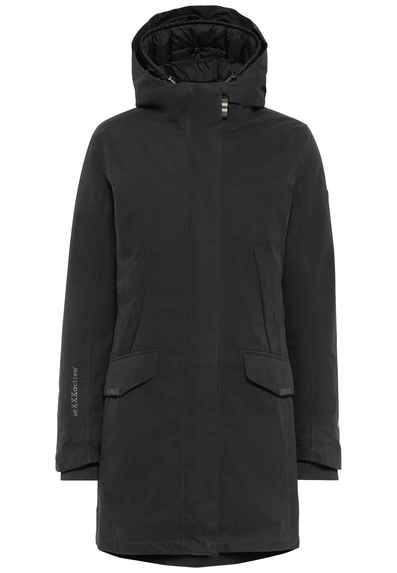 camel active - 2- in-1- teXXXactive® Funktionsjacke mit gesteppter Innenjacke black - Gr. - 36 von camel active