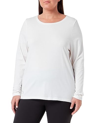 camel active Damen Langarmshirt aus Organic Cotton Wollweiß, Womenswear-XL von camel active