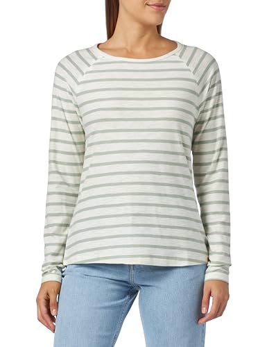 camel active Damen Langarmshirt aus Organic Cotton Grün Womenswear-L von camel active