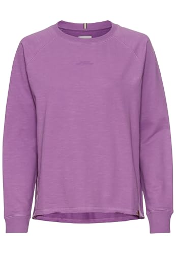 camel active Damen Langarmshirt aus Reiner Baumwolle Violett, Womenswear-XL von camel active