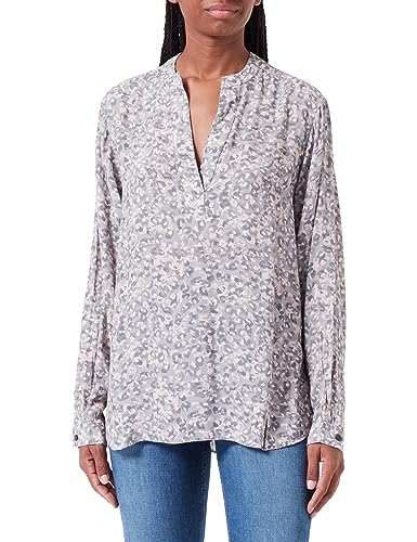 camel active Damen Schlupfbluse mit Stehkragen Rosa-Grau, Womenswear-XXL von camel active