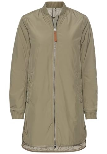 camel active Damen Mantel aus recyceltem Polyester Salbei, womenswear-42 von camel active