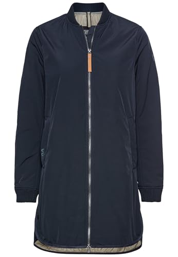 camel active Damen Mantel aus recyceltem Polyester Navy, womenswear-46 von camel active