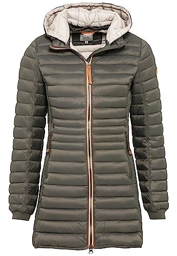 camel active Damen Leichter Wasserabweisende Steppmantel mit Abnehmbarer Kapuze Jacket, Dunkelgrün, 34 camel active Damen Leichter Wasserabweisende Steppmantel mit Abnehmbarer Kapuze Jacket, Dunkelgrün, 34 von camel active