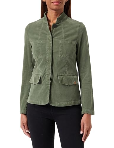 camel active Damen 342005/2f48 Blazer, Smoke Khaki, 40 EU von camel active