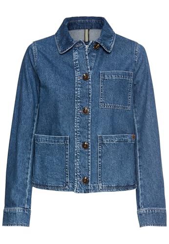 camel active Damen Jeansjacke aus Baumwolle Verwaschenes Blau, womenswear-48 camel active Damen Jeansjacke aus Baumwolle Verwaschenes Blau, womenswear-48 von camel active