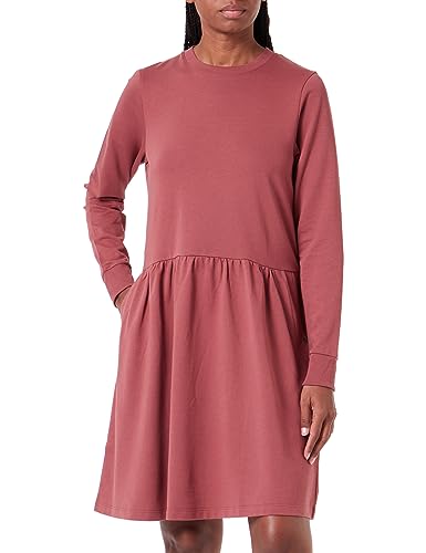 camel active Damen Sweatkleid aus Organic Cotton Rot Braun, Womenswear-XL von camel active