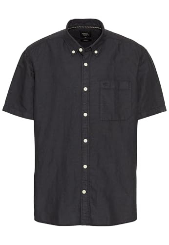 camel active Herren Kurzarmhemd aus einem Baumwoll-Leinenmix Dunkelblau, Menswear-XL camel active Herren Kurzarmhemd aus einem Baumwoll-Leinenmix Dunkelblau, Menswear-XL von camel active