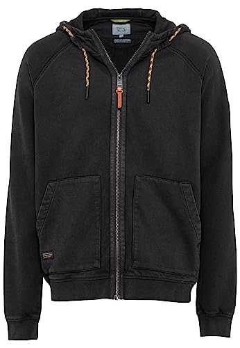 camel active Herren Sweatjacke mit Kapuze Schwarz menswear-XXL von camel active