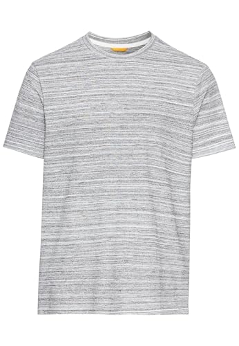 camel active Herren Meliertes T-Shirt mit Cooling Effekt Grau, Menswear-M von camel active
