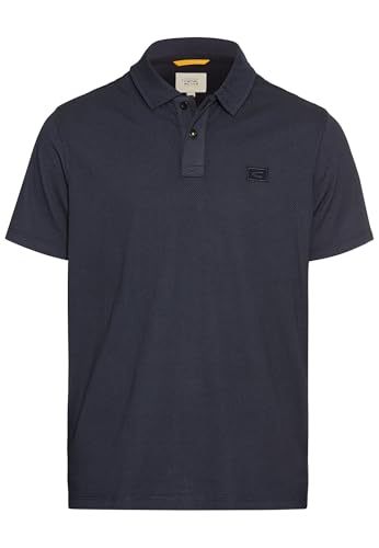 camel active Herren Kurzarm Poloshirt aus Reiner Baumwolle Blau, menswear-3XL von camel active