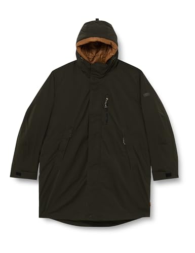 camel active Herren Warmer Mantel mit herausnehmbarer Innenkapuze Dunkel khaki, menswear-48 camel active Herren Warmer Mantel mit herausnehmbarer Innenkapuze Dunkel khaki, menswear-48 von camel active