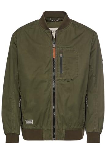 camel active Herren Leichter Blouson mit Stehkragen Grün, menswear-30 von camel active