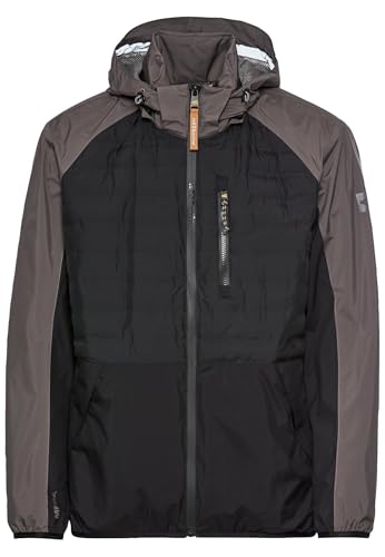 camel active Herren teXXXactive® Blouson mit Abnehmbarer Kapuze Schwarz, menswear-54 von camel active