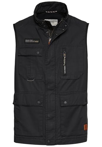 camel active Herren Outdoor-Weste mit Stehkragen Dunkelblau, menswear-54 von camel active