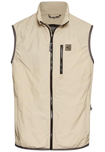 camel active Herren Outdoorweste mit Stehkragen Beige, menswear-66 von camel active