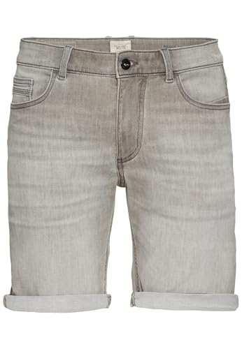camel active Herren fleXXXactive® Jeansshorts im Regular Fit Grau, menswear-36IN von camel active