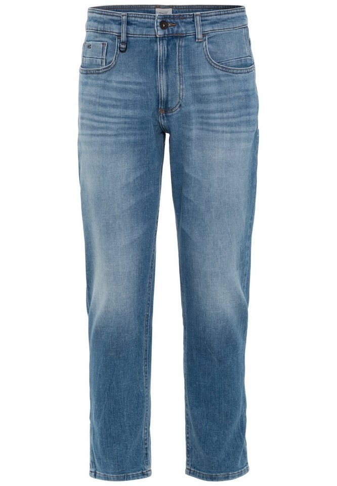 camel active 5-Pocket-Jeans Tapered Fit Destroyed Jeans mit Smartphone Tasche von camel active