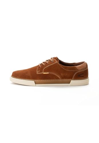camel active Herren Mokassins, Männer Schnürschuhe,Wechselfußbett,Sneaker,Freizeitschuhe,sportlich,leicht,flexibel,Cognac,45 EU von camel active