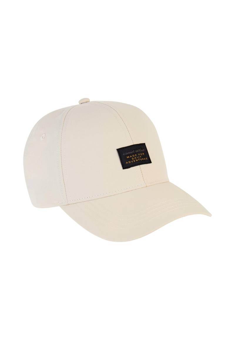 camel active - 6-Panel Cap aus Polyamid mit wasserabweisender und schnell trocknender Eigenschaft oatmeal - Gr. - OS von camel active