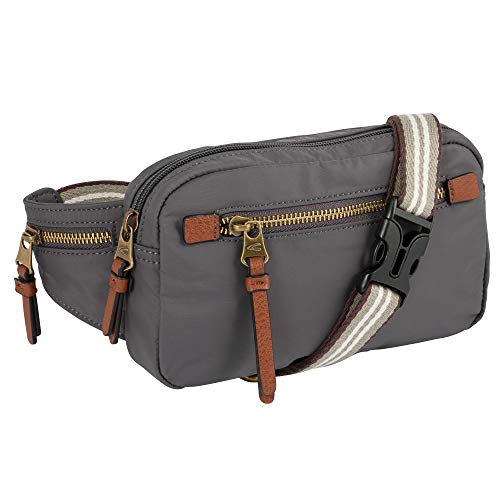 camel active Bari Damen Gürteltasche Bauchtasche Klein Grau von camel active