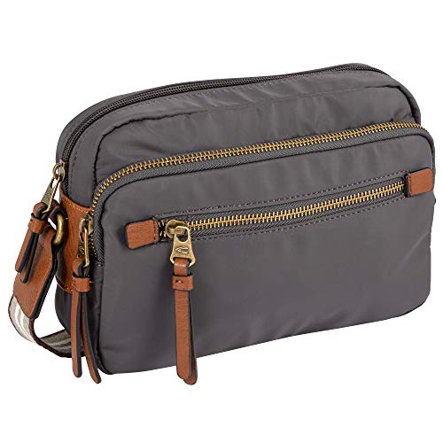 camel active Bari Damen Umhängetasche Crossbody Bag Mittelgroß Grau von camel active