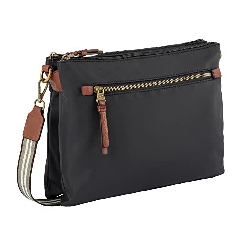 camel active Bari Damen Umhängetasche Crossbody Bag Mittelgroß Schwarz von camel active