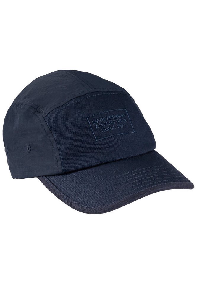camel active Baseball Cap 5 Panel-Cap aus einem Materialmix von camel active