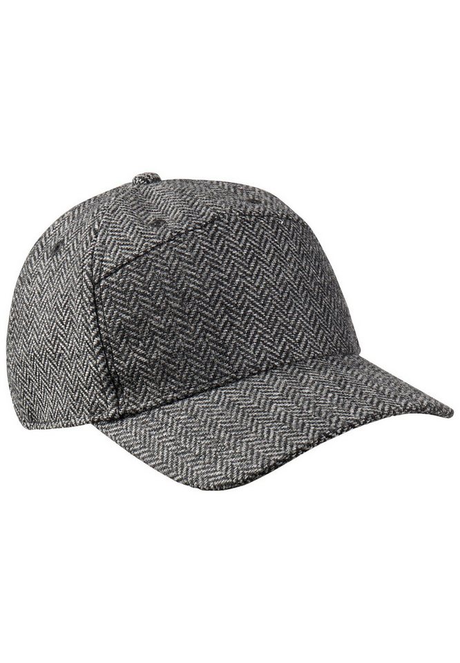 camel active Baseball Cap Cap mit Wolle im Fischgrat-Muster von camel active