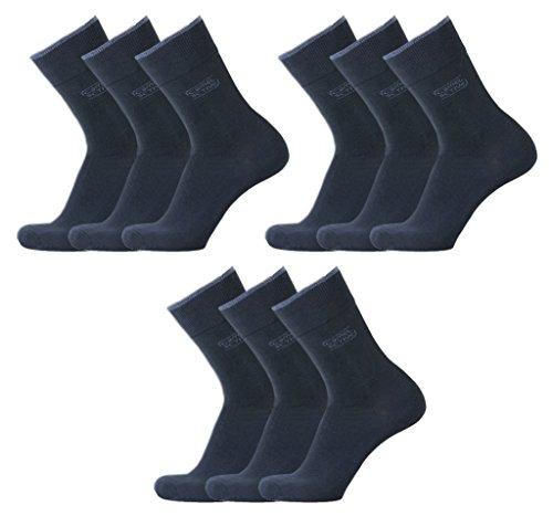 camel active Basic Socks 9er Pack 6593 545 dark blue Strumpf blau, Size:39-42 von camel active