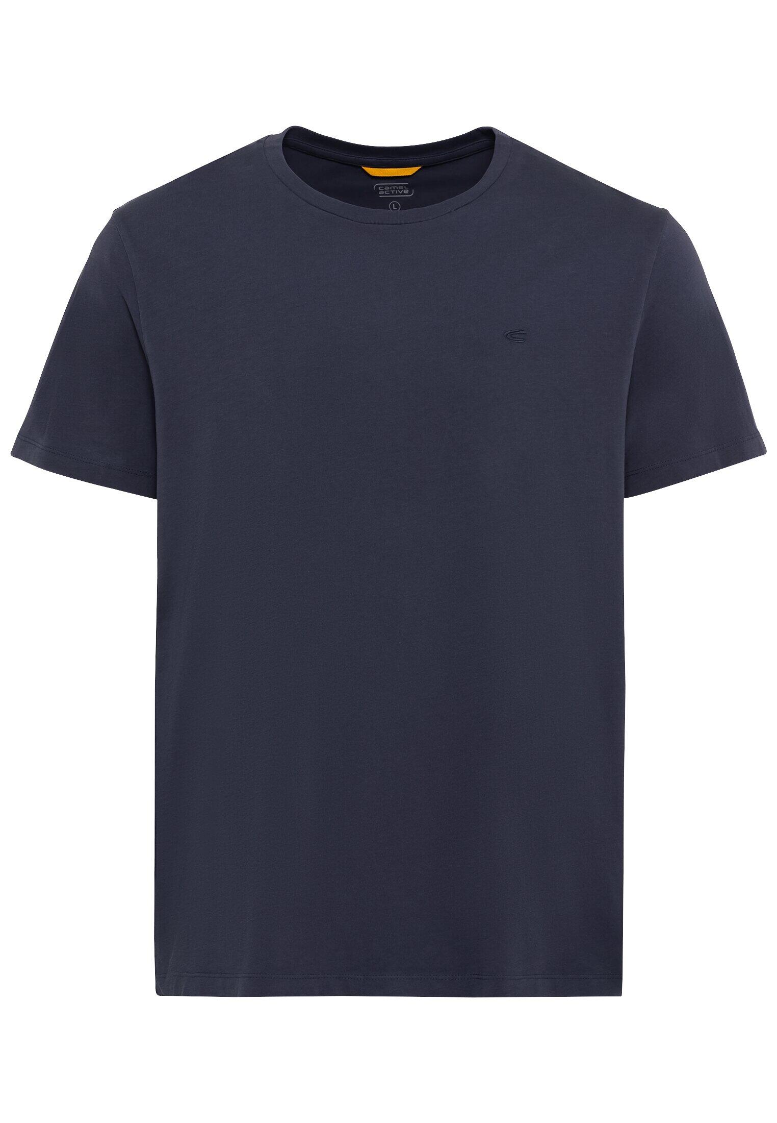 camel active - T-Shirt aus reiner Baumwolle night blue - Gr. - L von camel active
