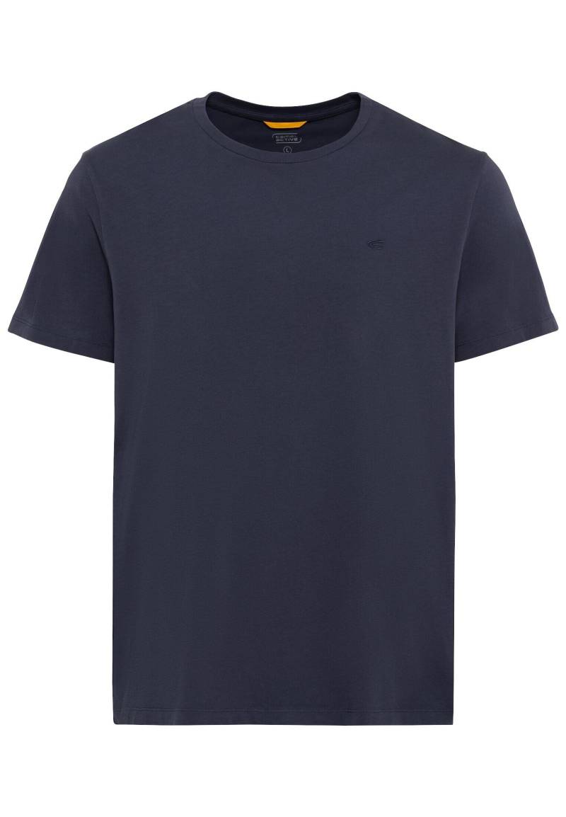camel active - T-Shirt aus reiner Baumwolle night blue - Gr. - L von camel active