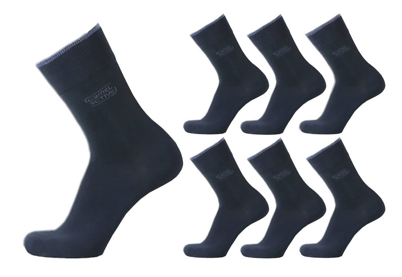 camel active Basicsocken camel active Herren Socken 6er Pack uni basic dark navy 43-46 von camel active