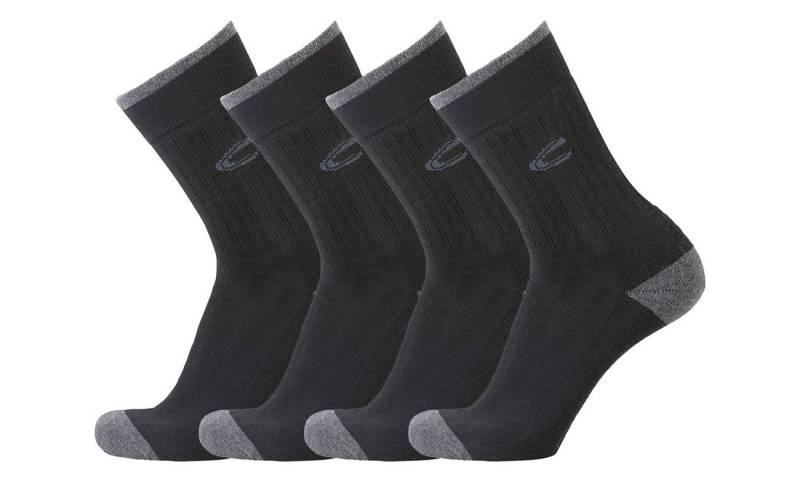 camel active Basicsocken camel active Herren Sportsocke 4er Pack mit Plüschsohle schwarz 43-46 von camel active