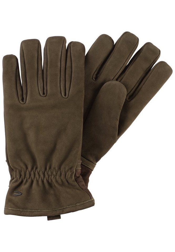 camel active Baumwollhandschuhe Handschuhe aus hochwertigem Leder von camel active