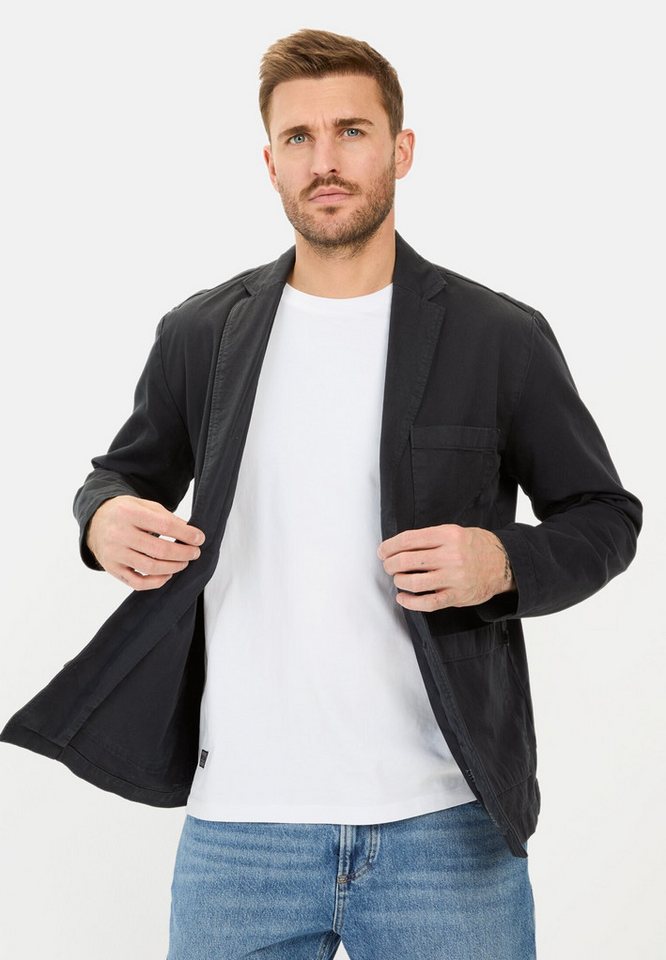 camel active Baumwollsakko aus reiner Baumwolle Langarm Reverskragen Sakko_Baumwollsakko von camel active