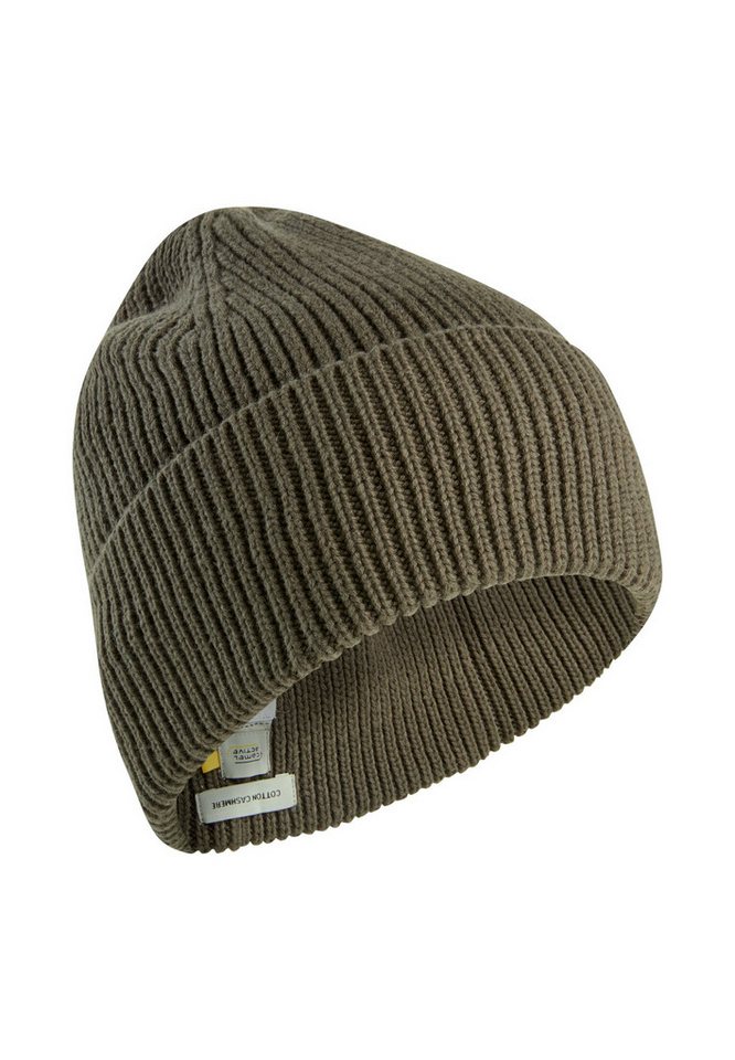 camel active Beanie aus einem Baumwoll-Kaschmir Mix von camel active