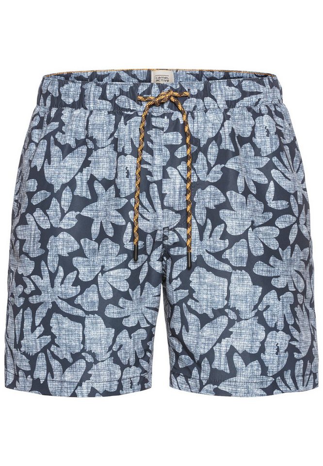 camel active Bermudas Beachshorts mit Blätterprint von camel active