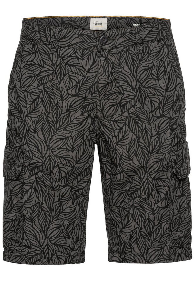 camel active Bermudas Cargo Shorts mit Allover-Print von camel active
