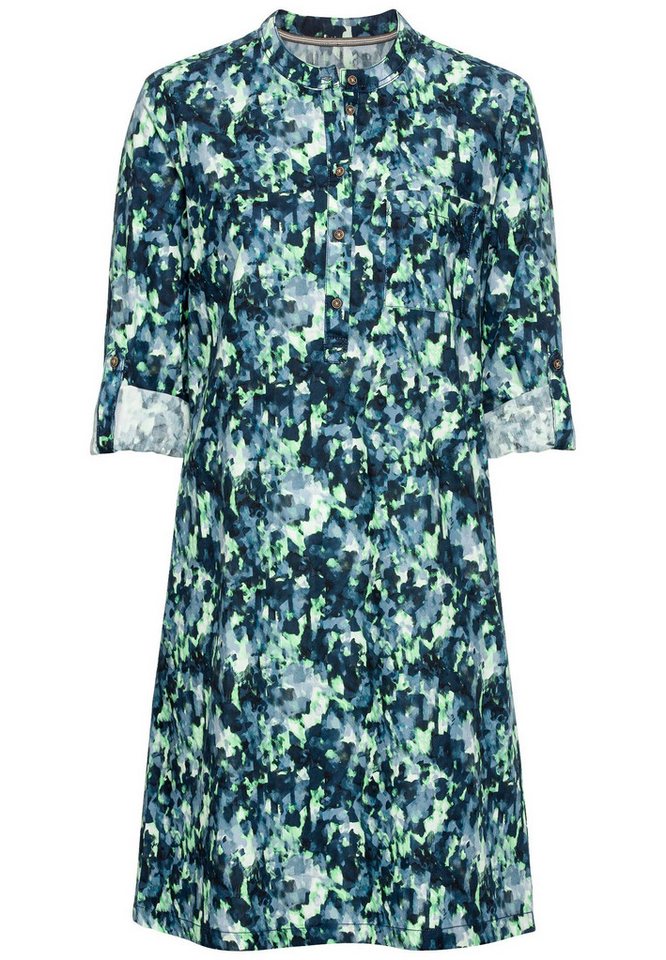 camel active Sommerkleid Schlupfkleid mit langen Krempelärmeln von camel active