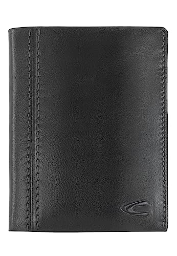 camel active Bilbao Herren Geldbörse Hochformat RFID Leder Mittelgroß Schwarz von camel active