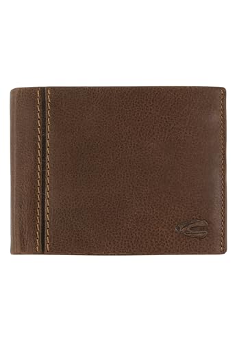 camel active Bilbao Herren Geldbörse Querformat RFID Leder Mittelgroß Cognac Braun von camel active