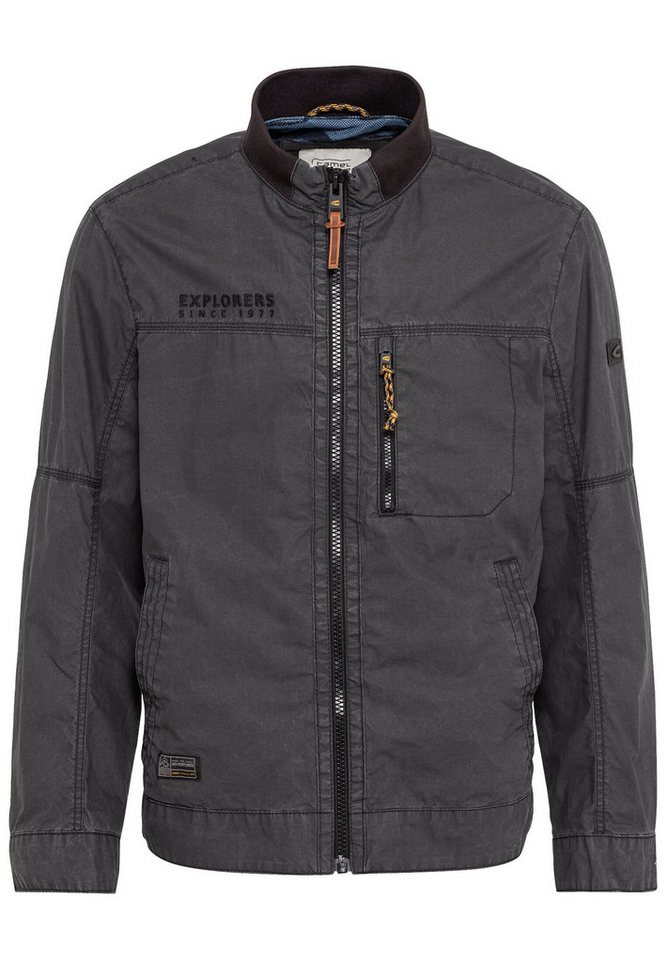 camel active Blouson Leichter Blouson aus Baumwolle im Washed Look von camel active