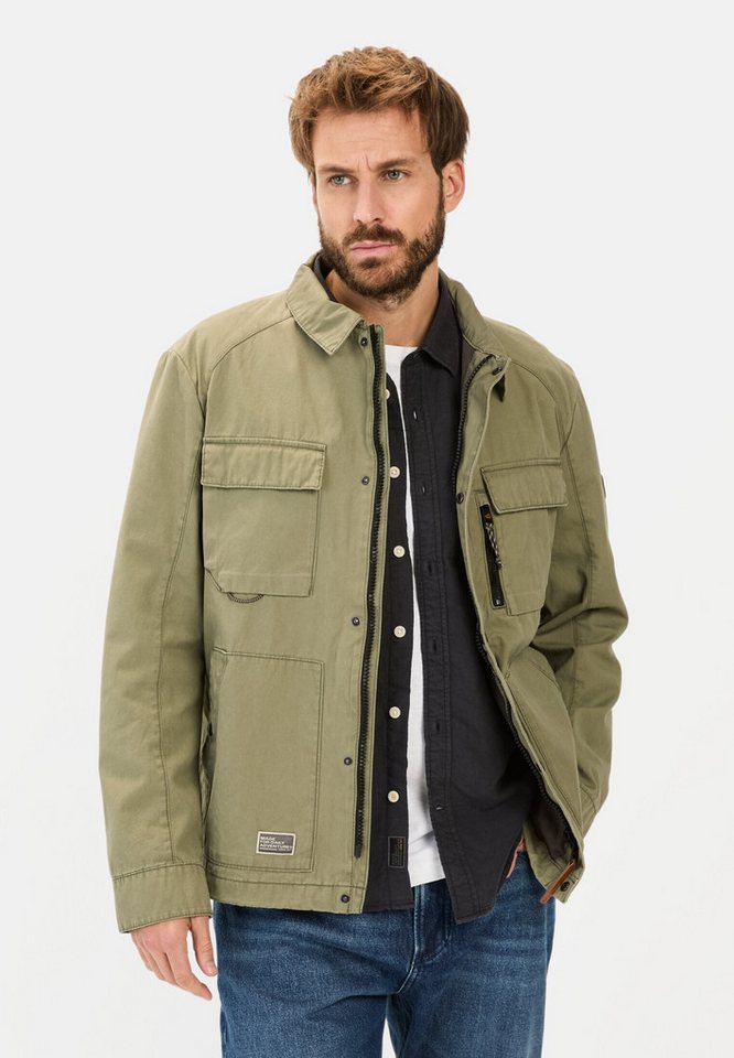 camel active Blouson mit Mehrtaschen-Design Markenlogo von camel active
