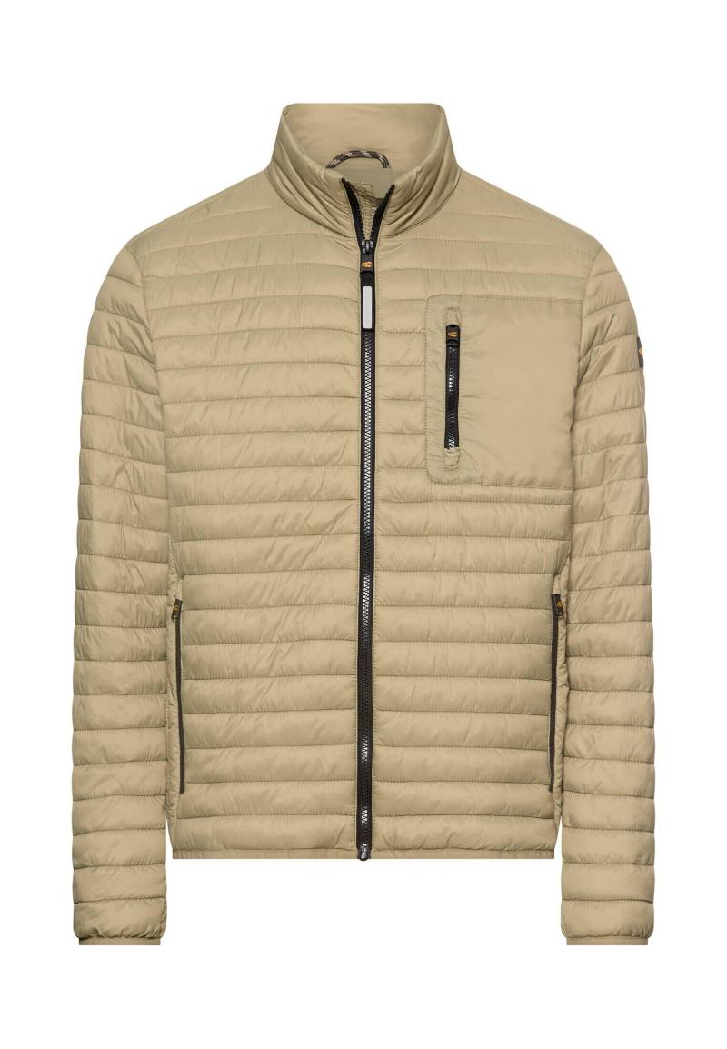 camel active - Blouson mit Stehkragen und Reißverschluss khaki - Gr. - L von camel active