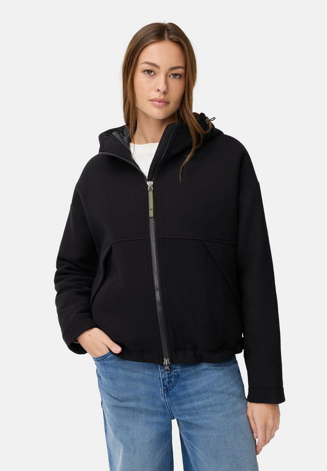 camel active Blouson mit reflektierenden Details Langarm Kapuze Markenlabel von camel active