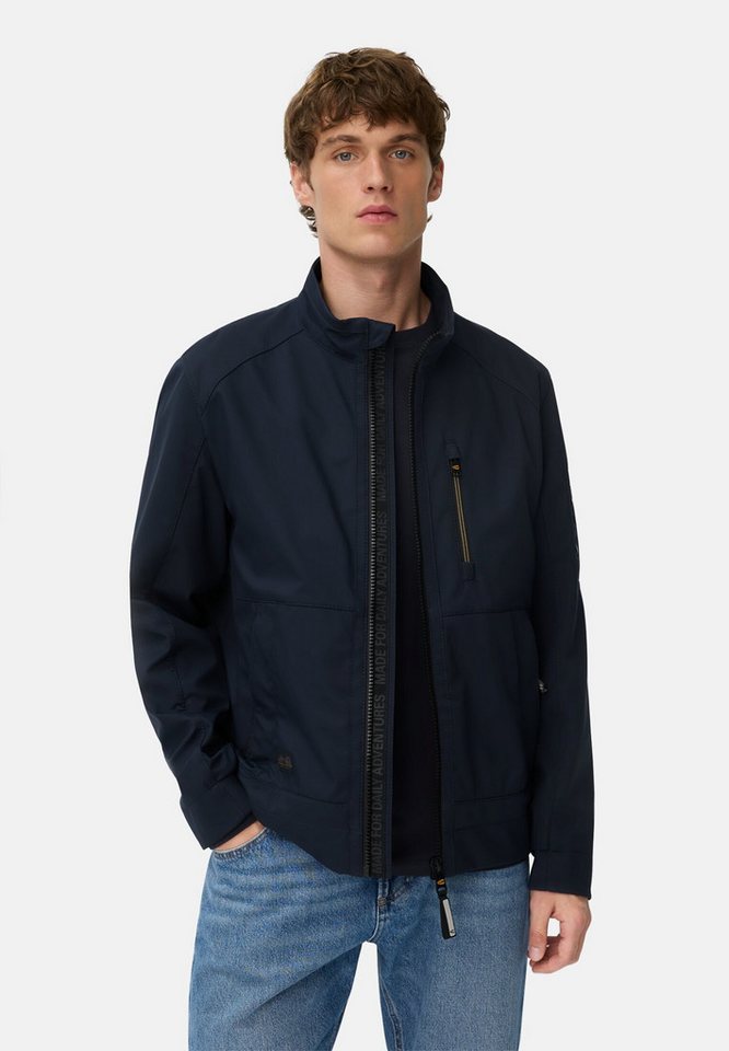 camel active Blouson mit wasserabweisender Funktion Langarm Markenlogo von camel active