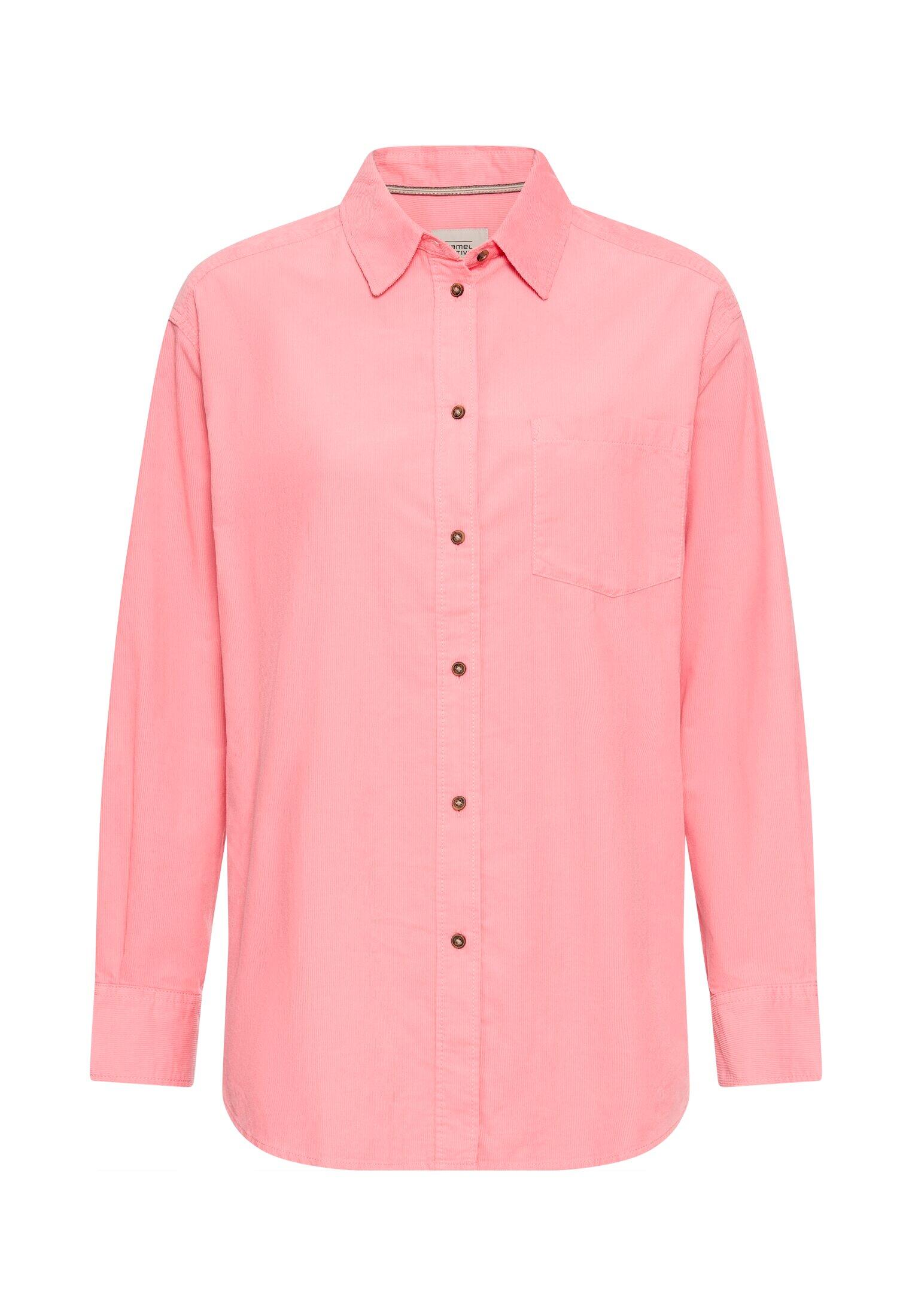 camel active - Bluse mit Brusttasche winter berry - Gr. - M von camel active