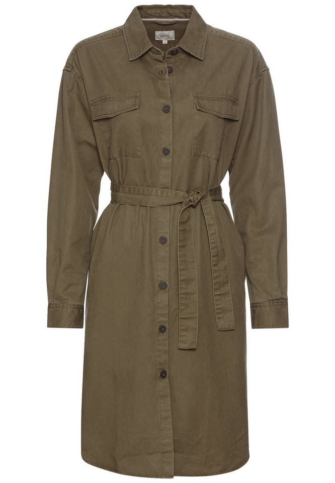 camel active Blusenkleid Hemdblusenkleid mit Stoffbindegürtel von camel active